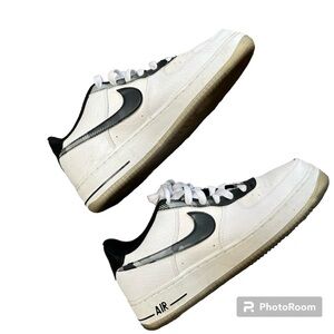 NIKE AIR FORCE 1 Remix Pack street youth unisex Shoes White Leather sneaker 6.5Y